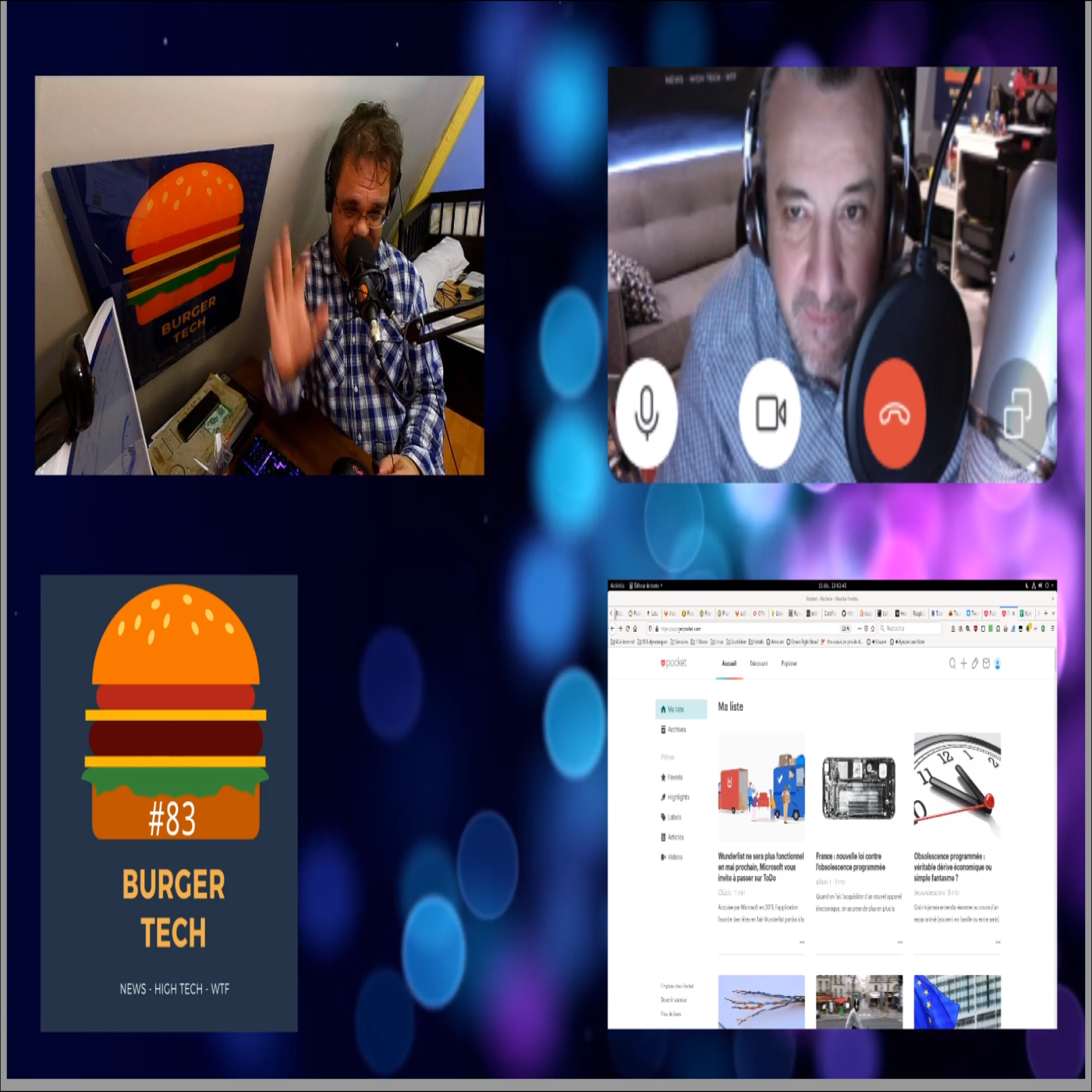 Burger Tech actualité tech enchaînant anecdotes et digressions